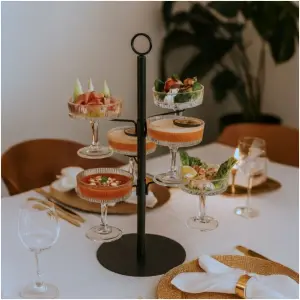 Jens Living Serveertoren Zwart