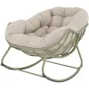 Lounge schommelstoel Cozy beige Lesli Living