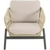 Loungeset tuin Zavi beige Lesli Living beige olefin kussen