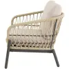 Loungeset tuin Zavi beige Lesli Living loungeset aluminium