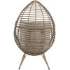 Loungestoel Chill beige Lesli Living egg chair