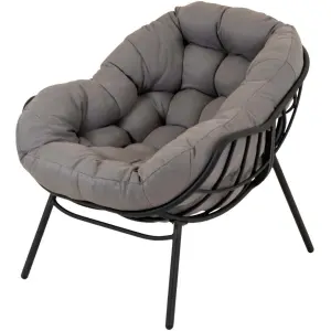 Loungestoel Cozy grijs Lesli Living