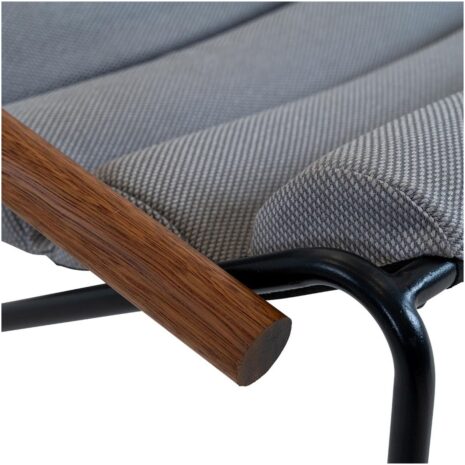 Loungestoel Miami Lesli Living details kussen en houtlook