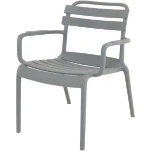 Loungestoel Torvi grijs Lesli Living