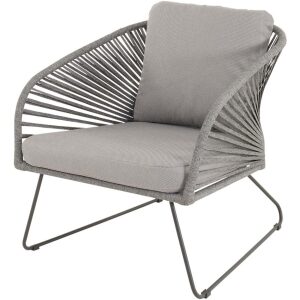 Loungestoel buiten Izumi grijs van Lesli Living