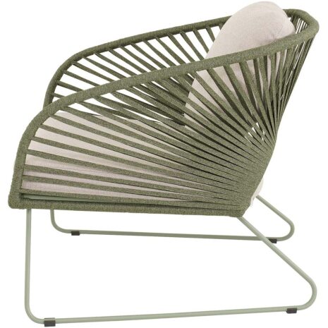 Loungestoel terras Izumi groen van Lesli Living