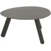 Salontafel buiten Tiki zwart laag Lesli Living