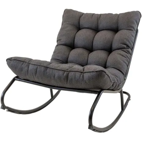 Schommelstoel Zenzi zwart Lesli Living Schommelstoel Zenzi zwart Lesli Living