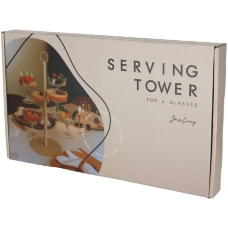Serveertoren Steengrijs Jens living perfect cadeau onder de 20 euro