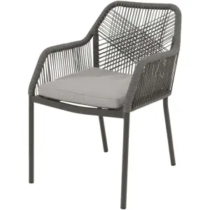 Stapelstoel Akita grijs Lesli Living