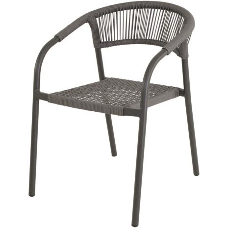 Stapelstoel Nagano grijs Lesli Living