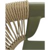 Stapelstoel Terrasa groen Lesli Living details stoel met kunststof touw