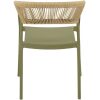 Stapelstoel Terrasa groen Lesli Living tuinstoel met Polyester rope _ kunststof rope