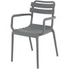 Stapelstoel Torvi grijs Lesli Living