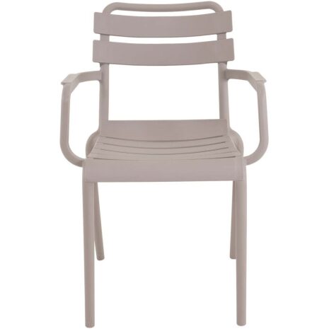 Stapelstoel Torvi taupe Lesli Living tuinstoel