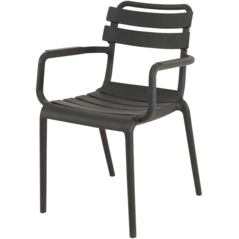 Stapelstoel Torvi zwart Lesli Living