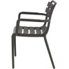 Stapelstoel Torvi zwart Lesli Living tuinstoel, terras stoel