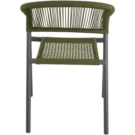 Stapelstoel voor de tuin Nagano groen Lesli Living