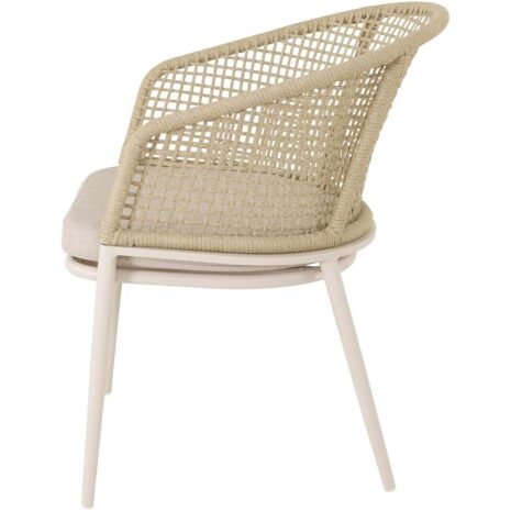 Tuinstoel Kioto creme Lesli Living terras stoel beige