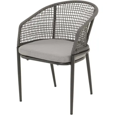 Tuinstoel Kioto grijs Lesli Living