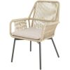 Tuinstoel Silas beige Lesli Living