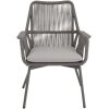 Tuinstoel Silas grijs Lesli Living