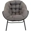 relaxstoel Cozy grijs Lesli Living
