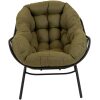 relaxstoel Cozy groen Lesli Living