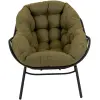 relaxstoel Cozy groen Lesli Living relaxstoel Cozy groen Lesli Living