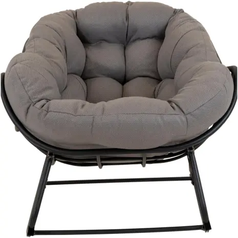 schommelstoel Cozy grijs Lesli Living
