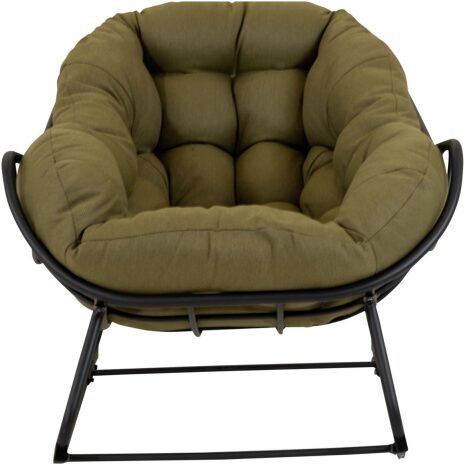 schommelstoel Cozy groen Lesli Living