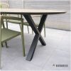tuintafel HPL oak palasanto Xpoot details