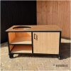 Buitenkeuken 150 cm met HPL koper blad en opbergkast Buitenkeuken 150 cm met HPL koper blad en opbergkast