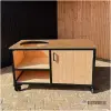 Buitenkeuken 150 cm met HPL koper blad en opbergkast