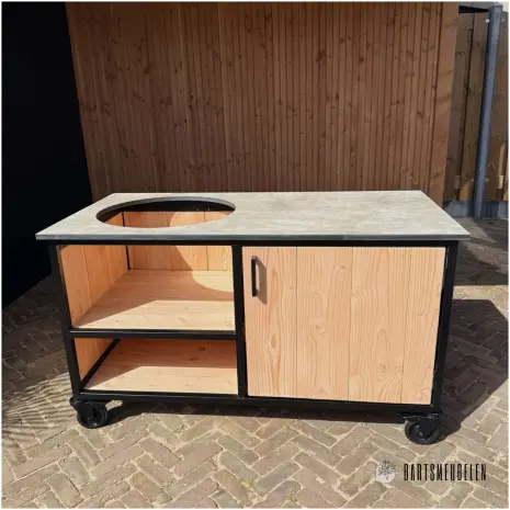 Buitenkeuken Douglas 150 cm met beige HPL blad
