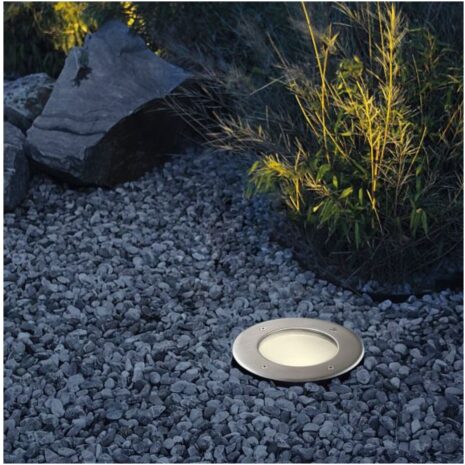 Grondspot LAMEDO RVS LED