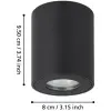 Moderne GU10 plafondlamp voor terras of entree TORRECOLA