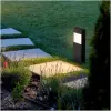 Moderne vloerlamp buiten MANFRIA antraciet