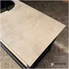 Open buitenkeuken met HPL taupe met onderhoudsarm werkblad
