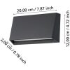 Strakke wandlamp voor gevel of schutting SPONGANO