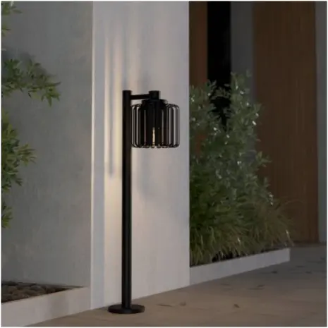 Vloerlamp tuinpad zwart IP65 SELINUS