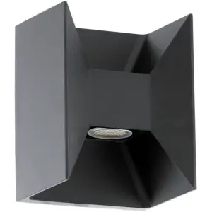 Wandlamp buiten MORINO antraciet LED up down