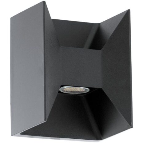 Wandlamp buiten MORINO antraciet LED up down