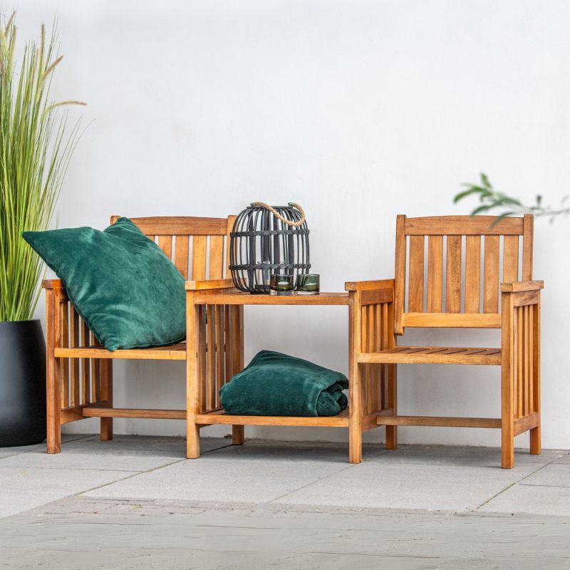 Hardhouten Loveseat Premium Hardhouten Loveseat Premium