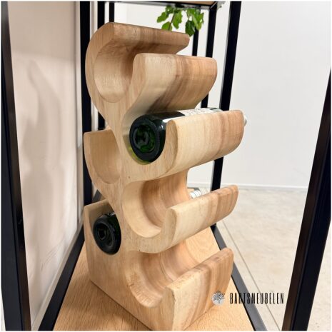 houten wijnrek 50 cm 6 flessen