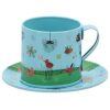 modderkeuken koffieset - kopje met schotel