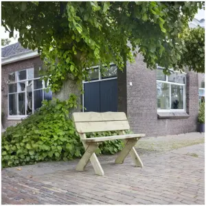 geïmpregneerd Houten Tuinbank Sneek 2-zits