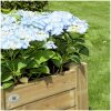 Bloembak 50x50 met bloemen