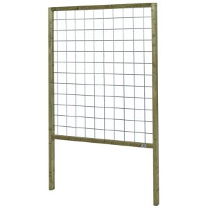 Houten Klimrek met Gegalvaniseerd Gaas 111 x 172 cm