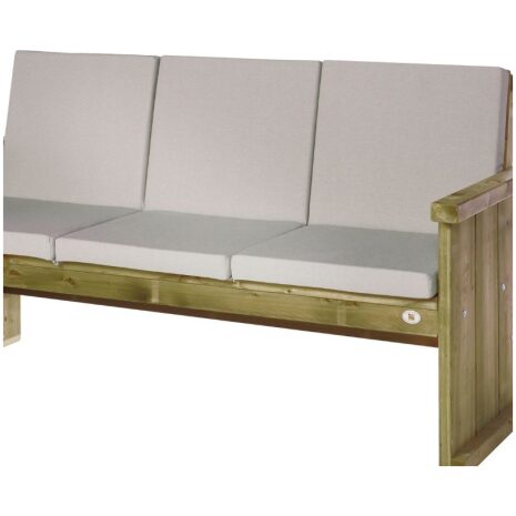 Kussen driezits taupe 1